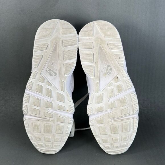 Nike Air Huarache Run Triple White Retro athletic shoes Women’s Size 8.5 - Picture 8 of 8